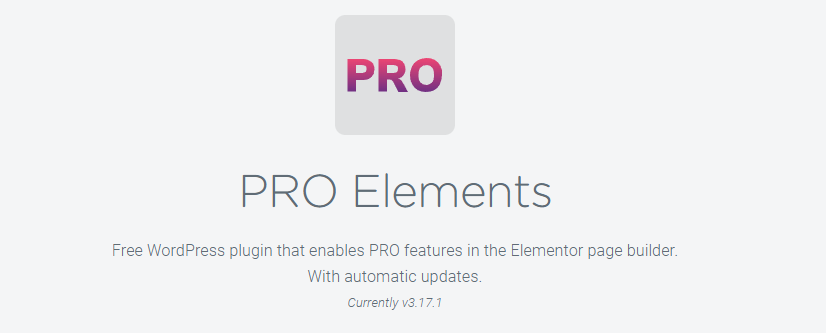 افزونه Pro Elements