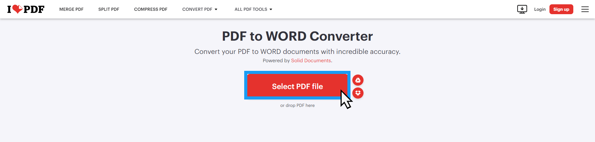 انتخاب فایل PDF