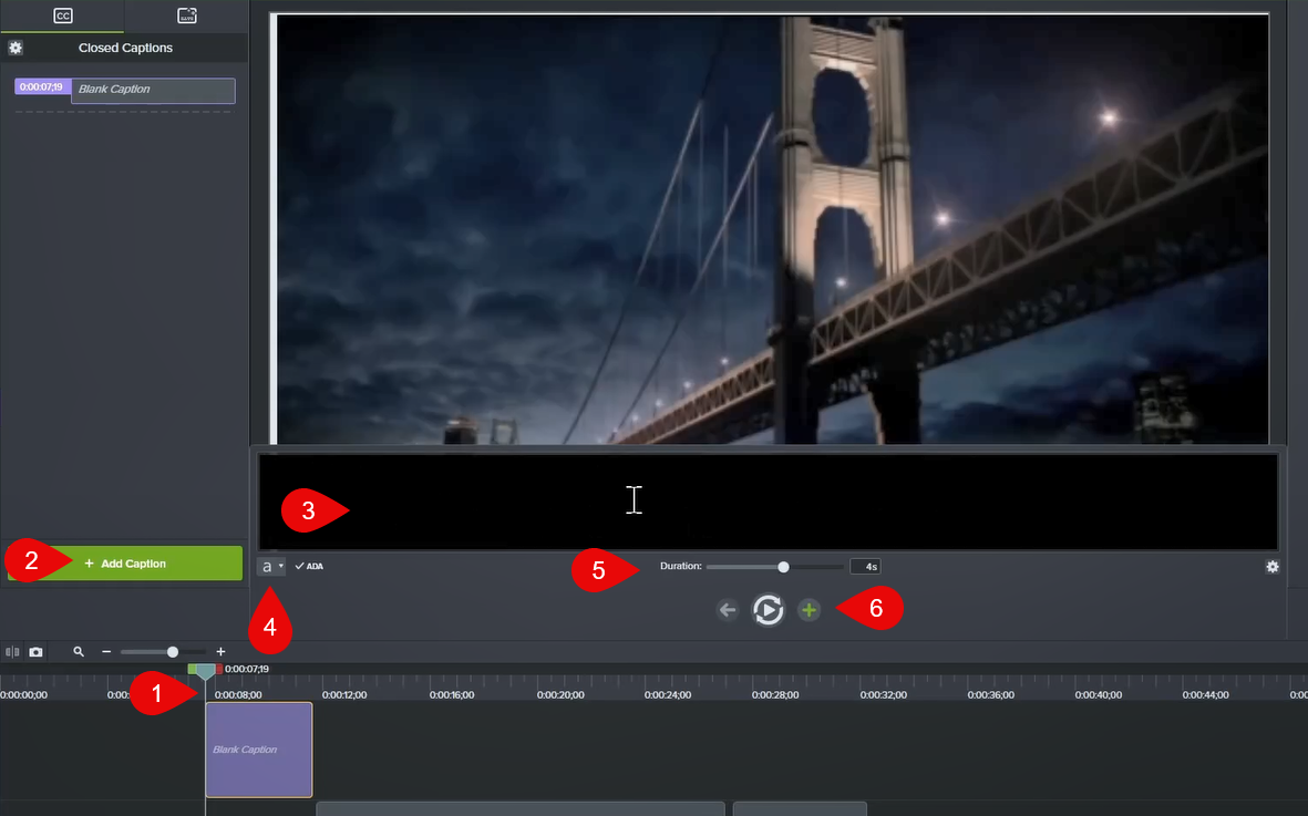 ایجاد زیرنویس