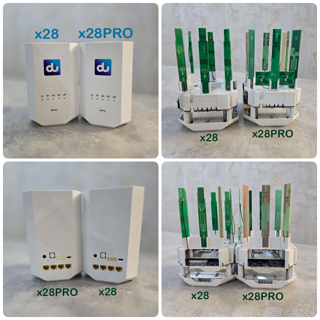 مقایسه مودم X28  و X28PRO