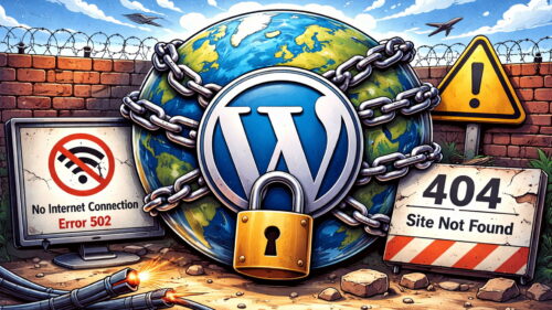 چالش‌های وردپرس در زمان محدودیت اینترنت بین‌الملل