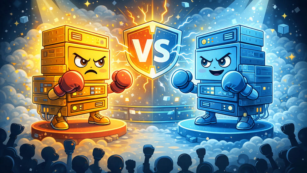 از هاست رقیب استفاده کنید!