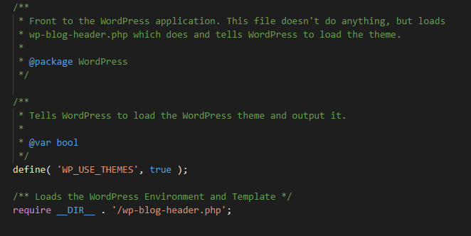 اصلاح فایل ایندکس.php