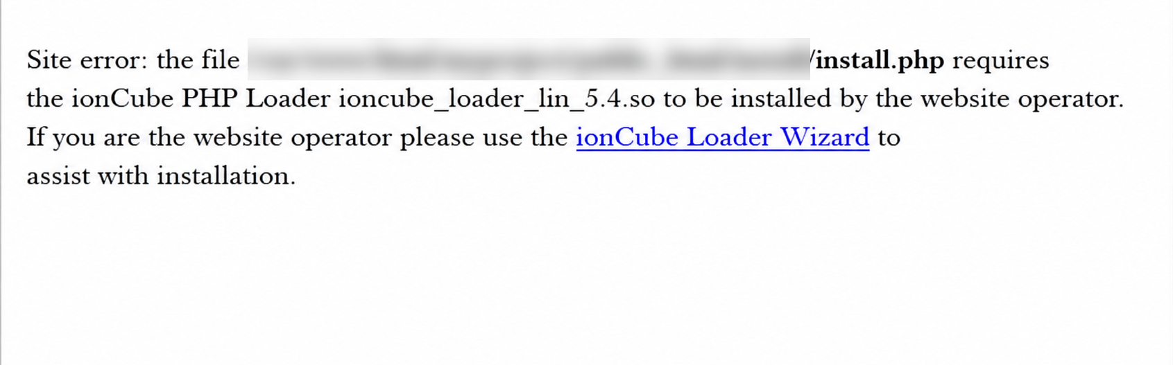 خطای نیاز به نصب ionCube Loader هنگام اجرای اسکریپت PHP در لوکال هاست