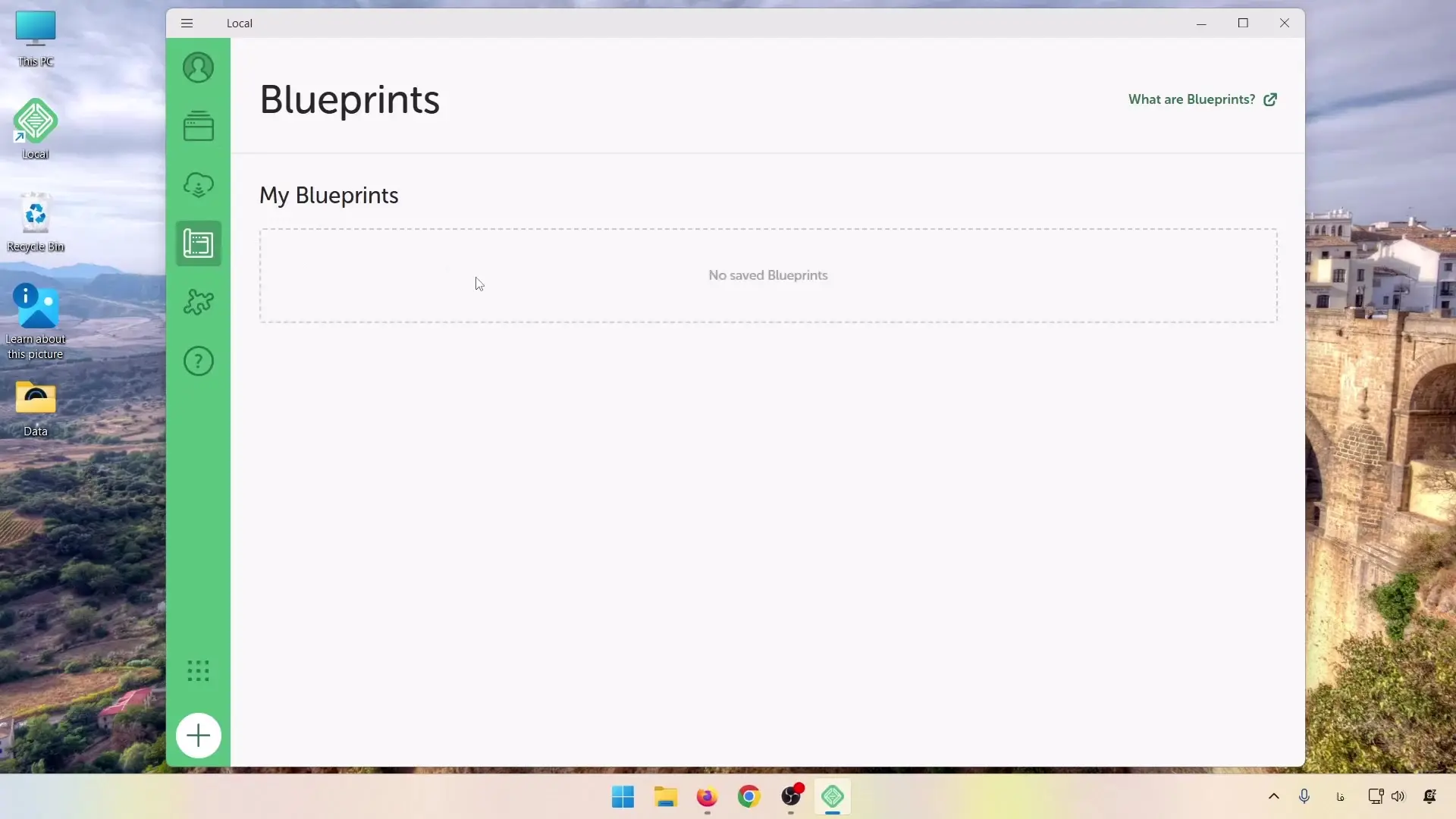 بخش Blueprints در نرم‌افزار LocalWP